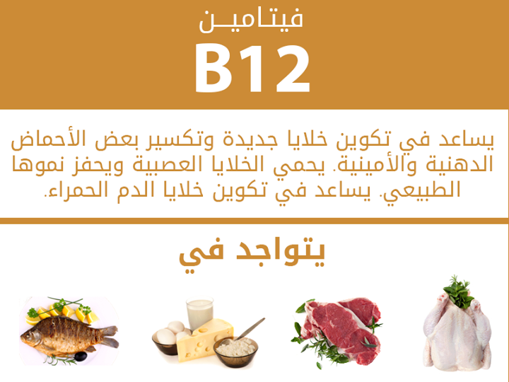 ما هو فيتامين b12 , تعرف على فيتامين b12 وفوائده للجسم