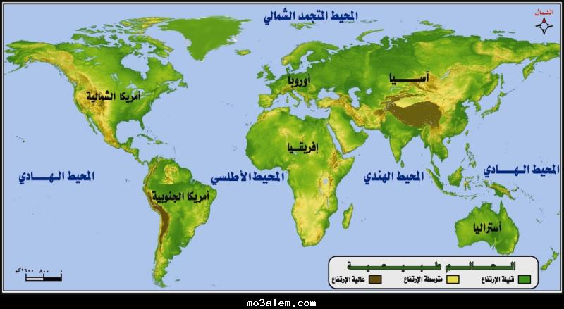 خريطة العالم الصماء