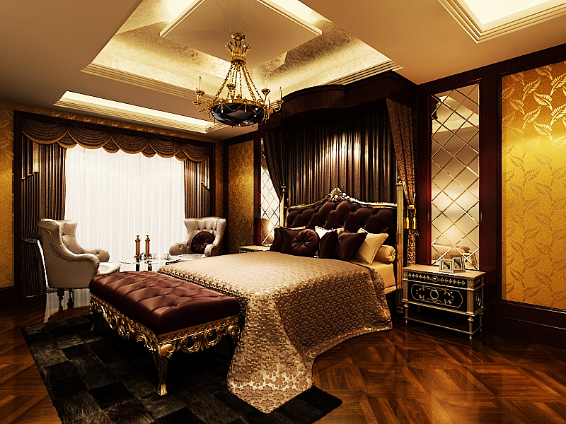  أجمل ديكور وتصميم غرف النوم الرئيسية وألوانها المميزة والرائعة 1471-2