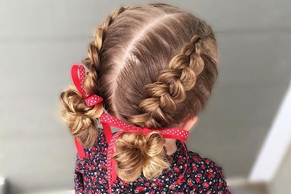 بالصور تسريحات شعر للاطفال , طرق مبتكرة لتصفيف شعر ابنتك بشكل جذاب ورقيق