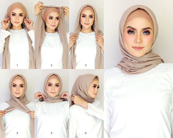 طرق لف الحجاب , اجمل لفات طرح عصرية وسريعة بالخطوات المصورة